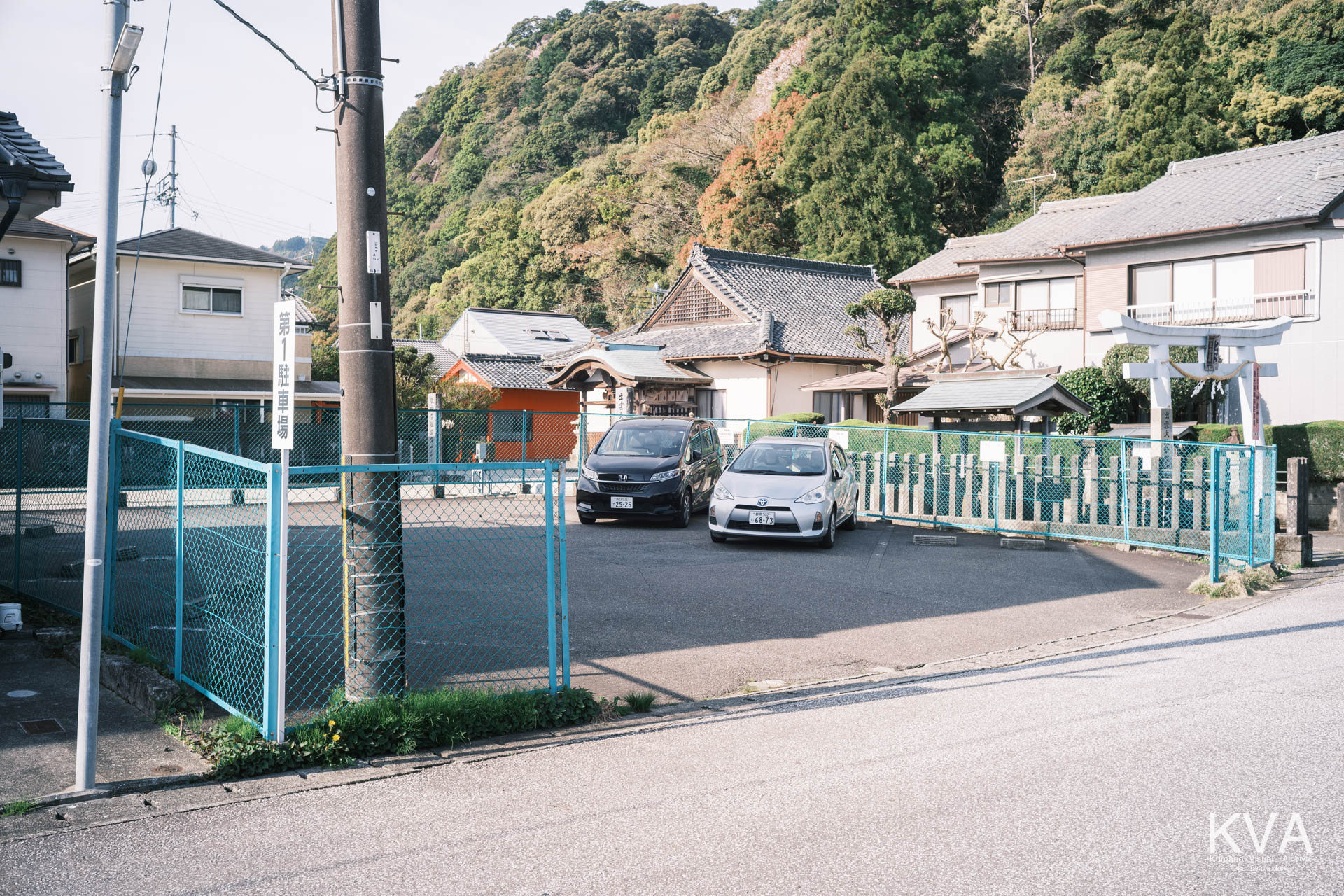 神倉神社の第一駐車場